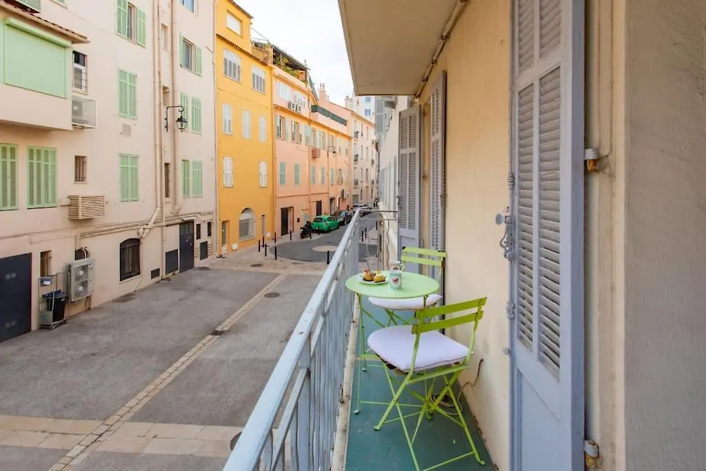 칸느 C17 2P Port Palais & Croisette 8Mins Walk Balcony 아파트 프랑스